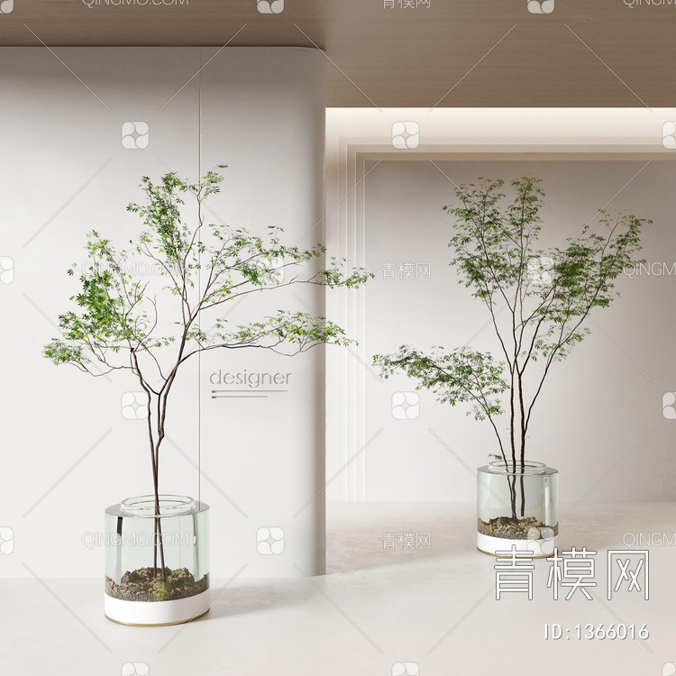 绿植盆栽 盆景3D模型下载【ID:1366016】