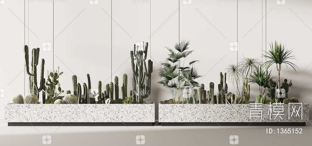 植物堆3D模型下载【ID:1365152】