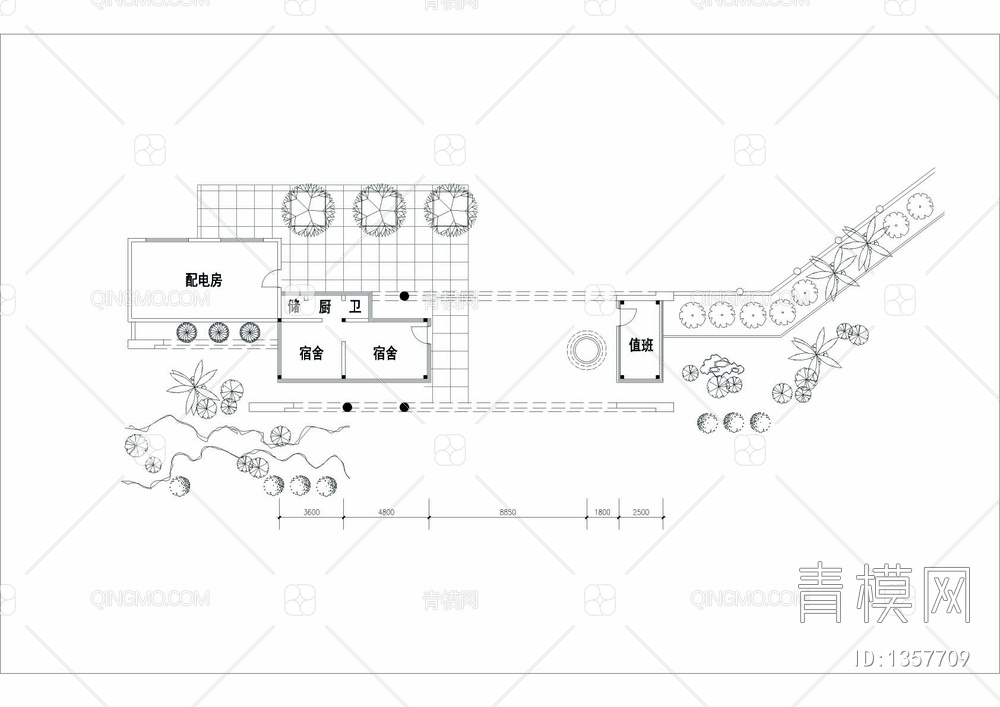 省级招待所整套方案图【ID:1357709】