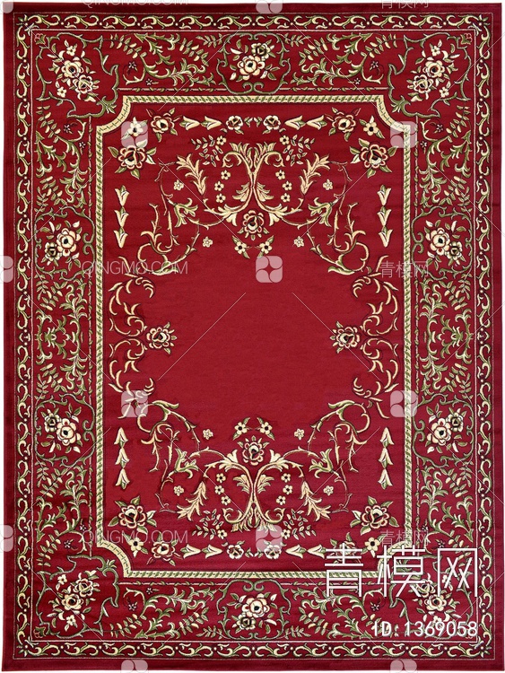波斯地毯东方地毯独特设计贴图下载【ID:1369058】