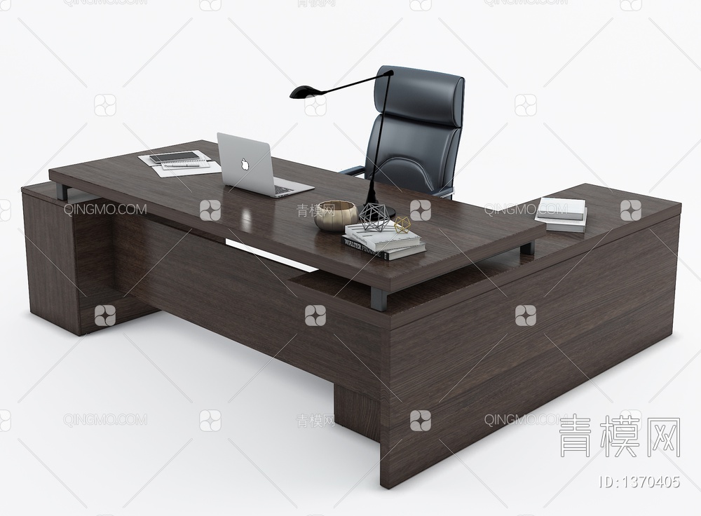 办公桌椅3D模型下载【ID:1370405】