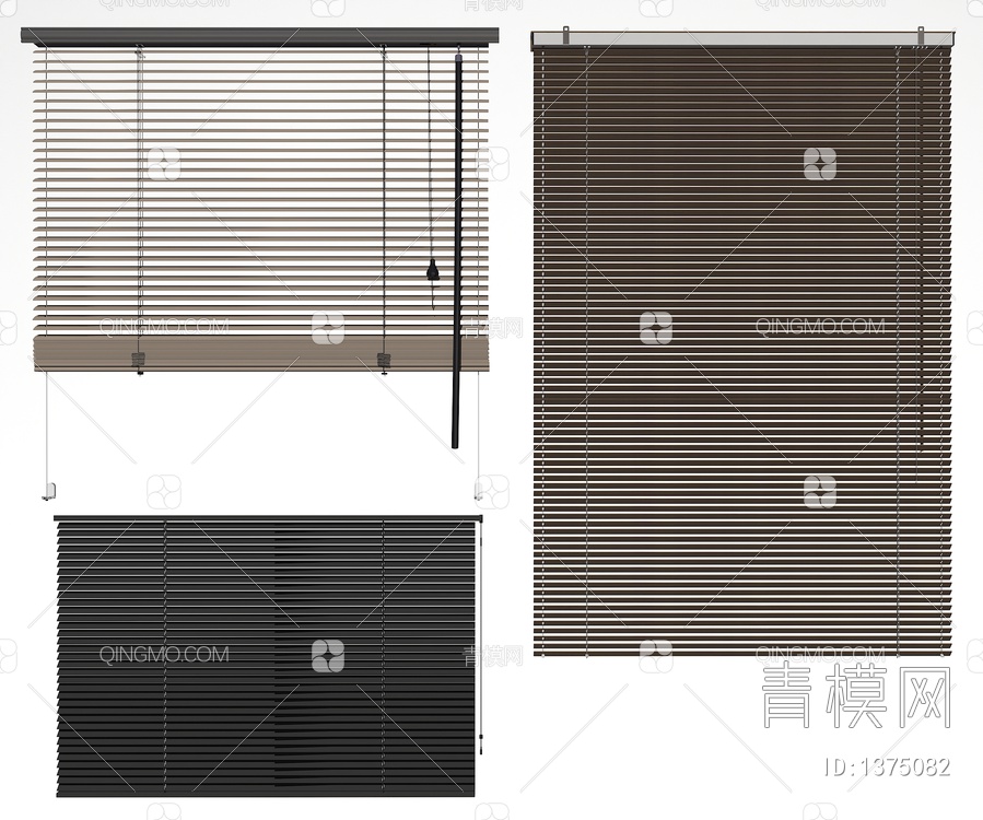 百叶帘3D模型下载【ID:1375082】