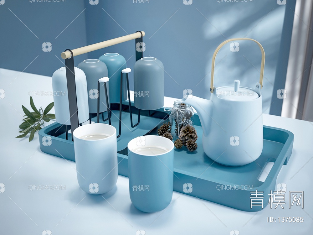 茶具3D模型下载【ID:1375085】