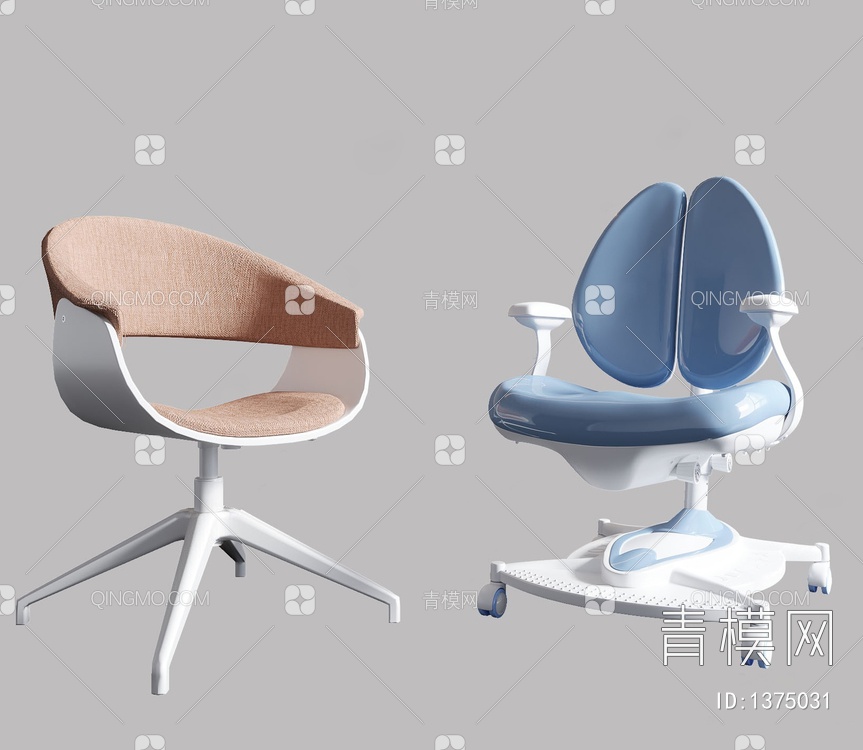 儿童椅3D模型下载【ID:1375031】