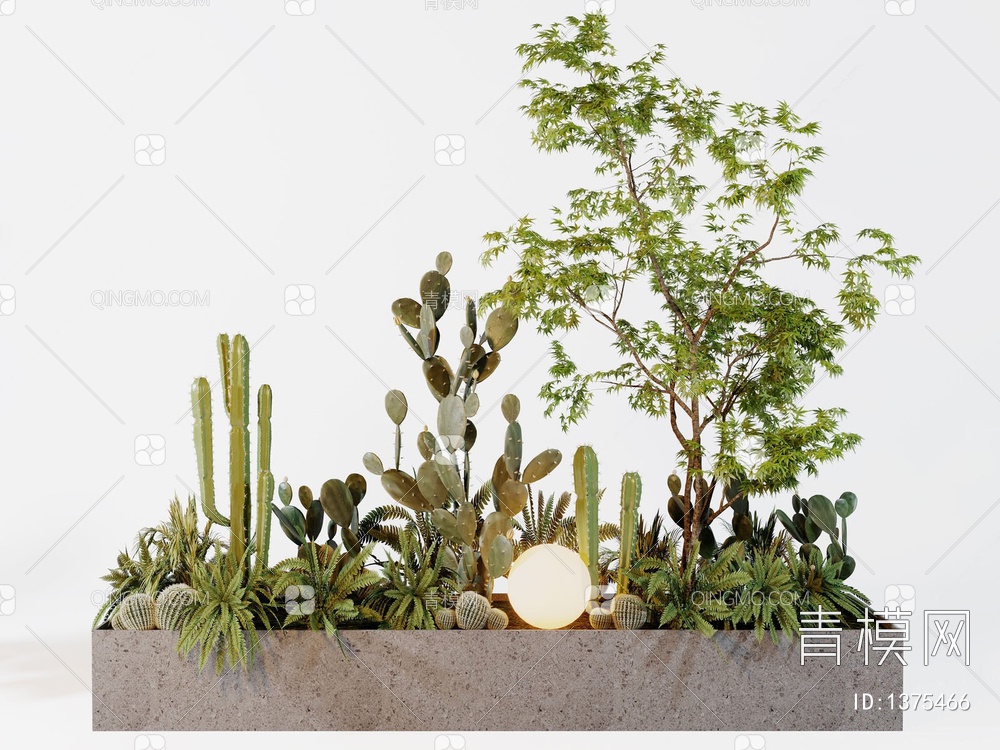 植物堆3D模型下载【ID:1375466】