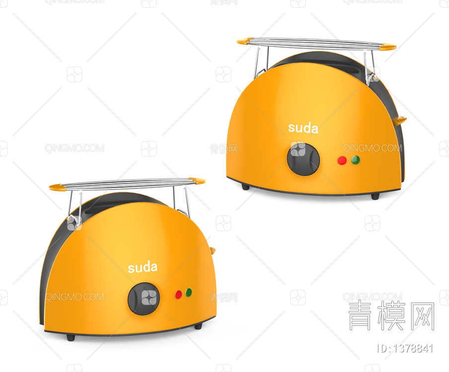 生活厨房家电 面包机3D模型下载【ID:1378841】