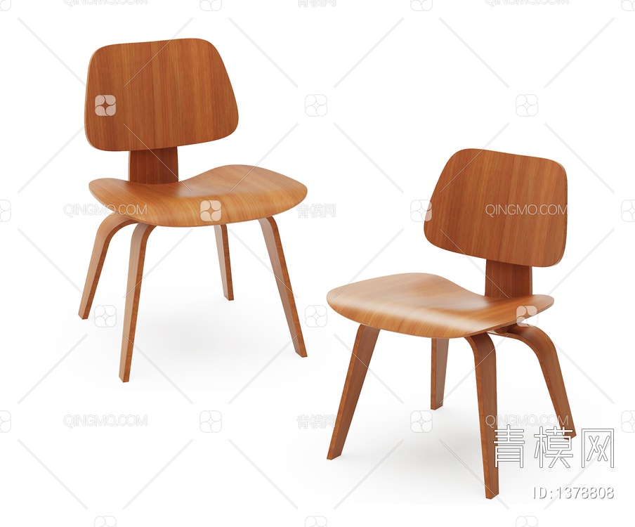 生活家具 木制椅子3D模型下载【ID:1378808】