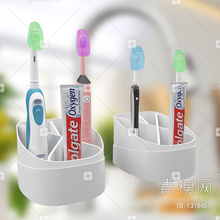 牙刷展示3D模型下载【ID:1378451】