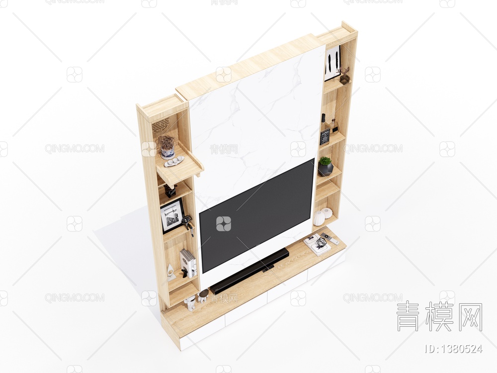 电视柜SU模型下载【ID:1380524】