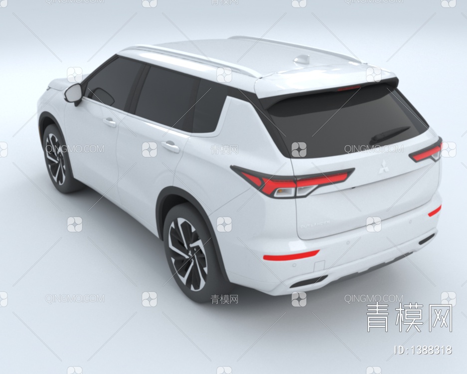 2022款三菱Outlander PHEV3D模型下载【ID:1388318】