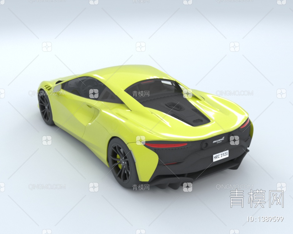 2022款迈凯伦超级跑车3D模型下载【ID:1389599】