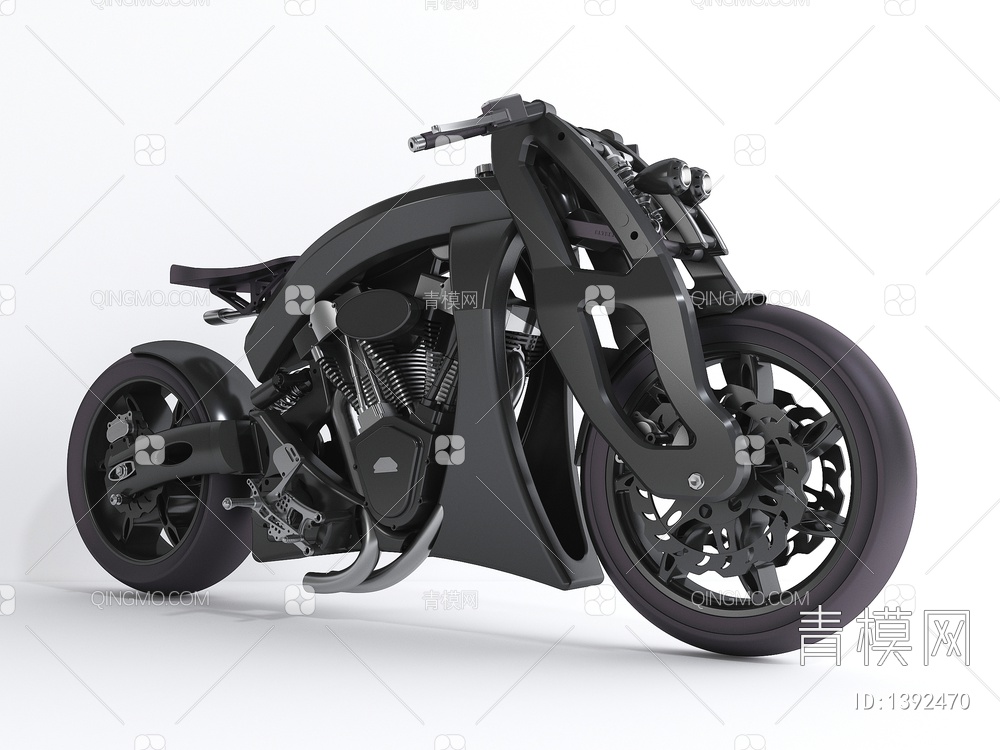 摩托车3D模型下载【ID:1392470】