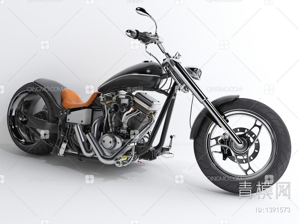 摩托车3D模型下载【ID:1391573】