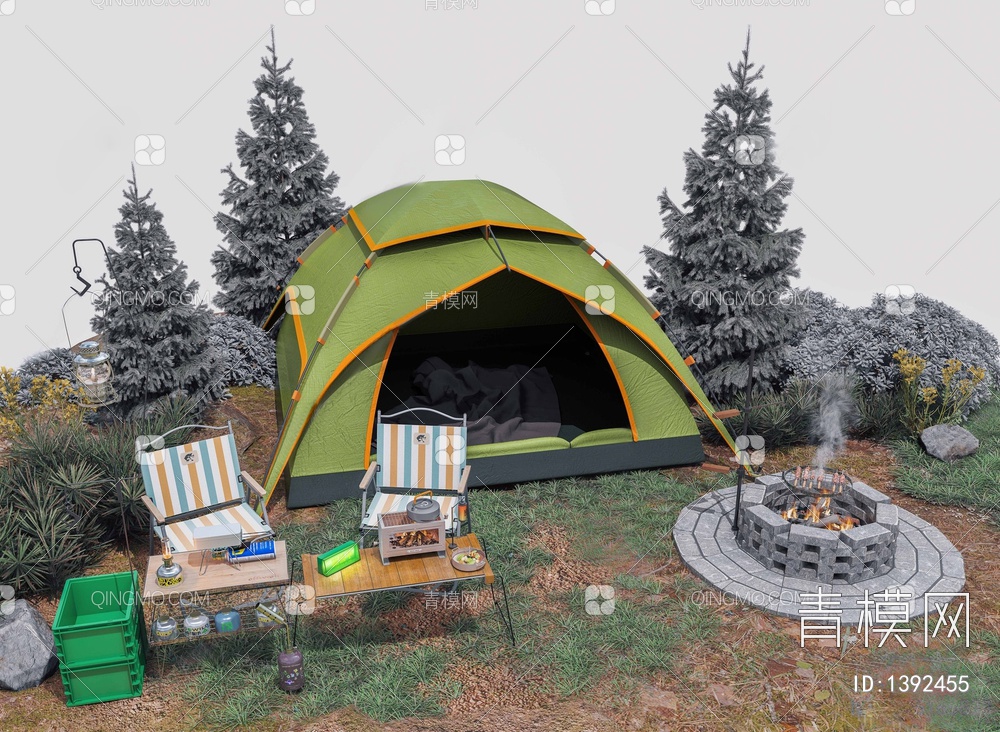 帐篷3D模型下载【ID:1392455】