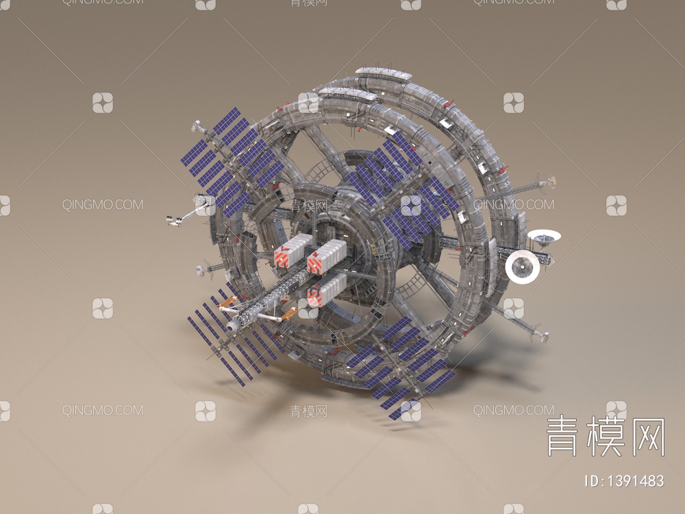 太空站3D模型下载【ID:1391483】
