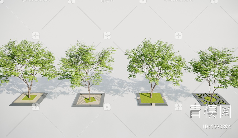 树池 景观小品3D模型下载【ID:1393394】