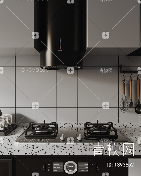 厨房3D模型下载【ID:1393652】