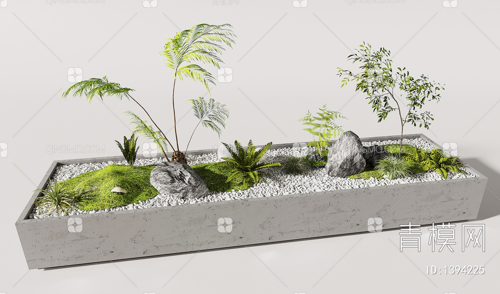 植物堆3D模型下载【ID:1394225】