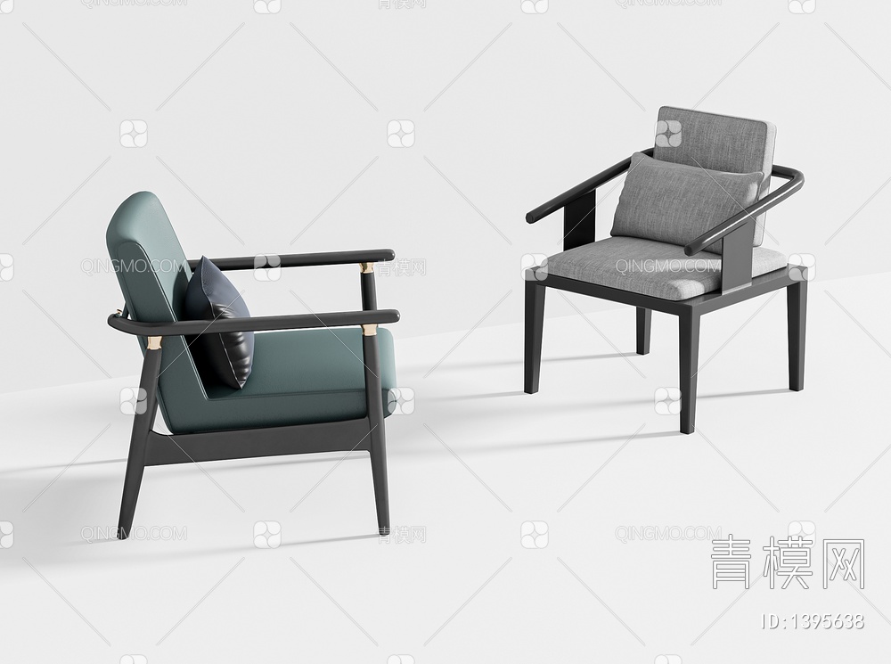单椅3D模型下载【ID:1395638】