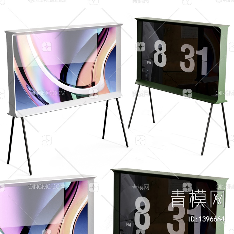 电视机3D模型下载【ID:1396664】