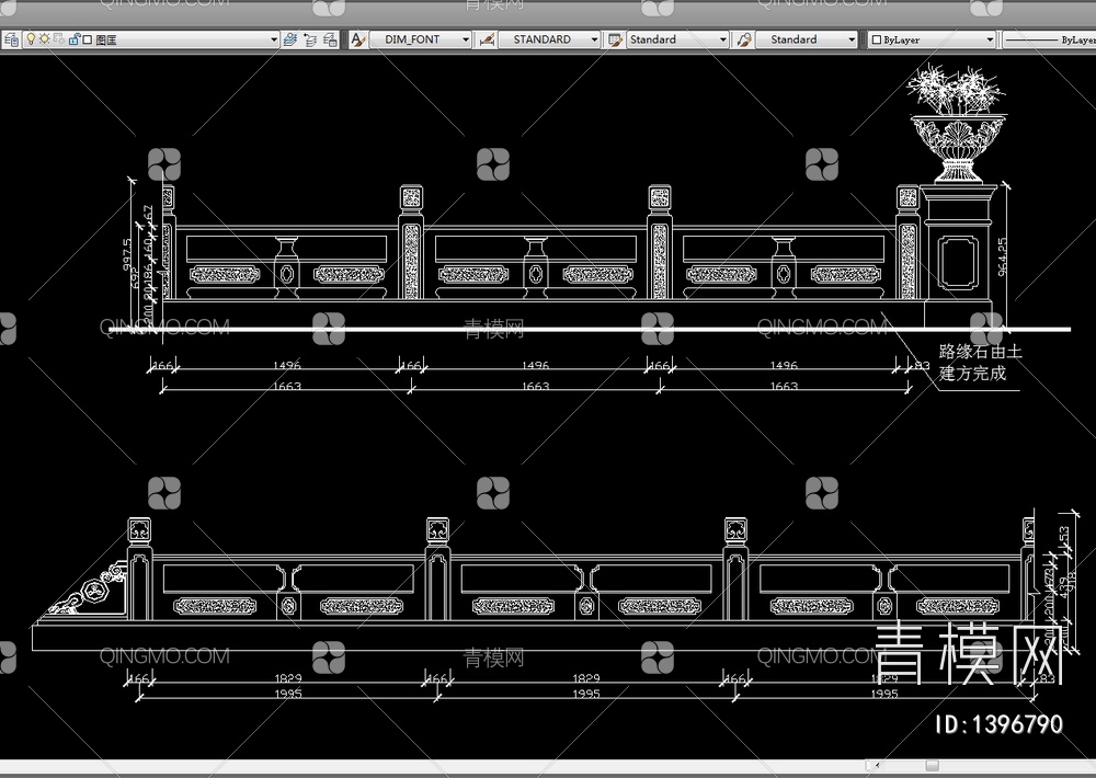 建筑围栏门ＣＡＤ【ID:1396790】