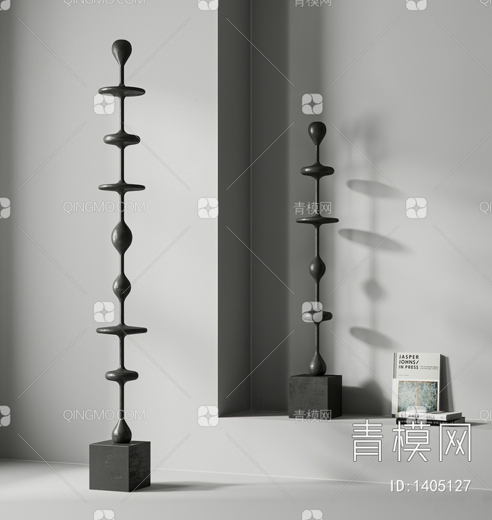 室内雕塑装置3D模型下载【ID:1405127】