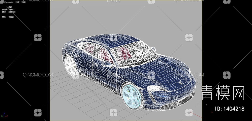 2023款保时捷Turbo3D模型下载【ID:1404218】