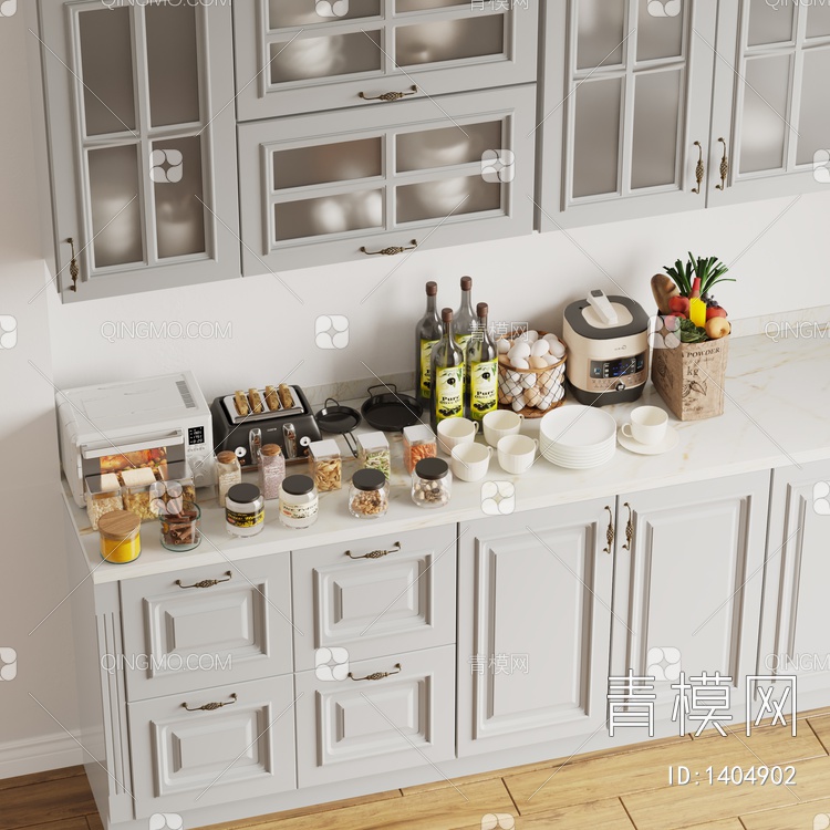 厨房用品3D模型下载【ID:1404902】