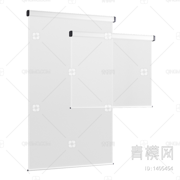 遮光帘3D模型下载【ID:1405454】