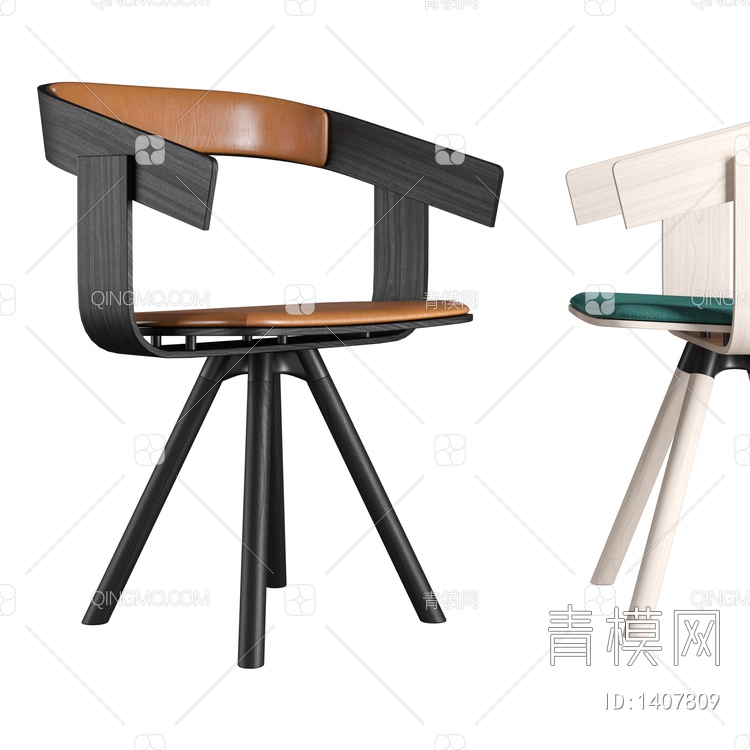 单椅3D模型下载【ID:1407809】