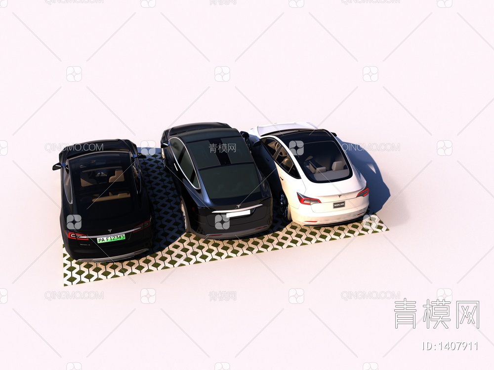 新能源汽车3D模型下载【ID:1407911】