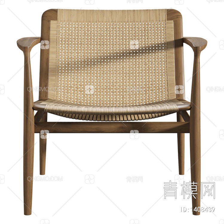 Tangali Modular 藤编单椅3D模型下载【ID:1408439】