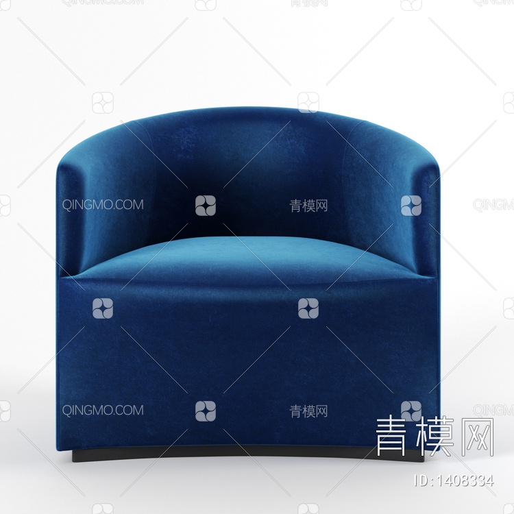 单人沙发3D模型下载【ID:1408334】