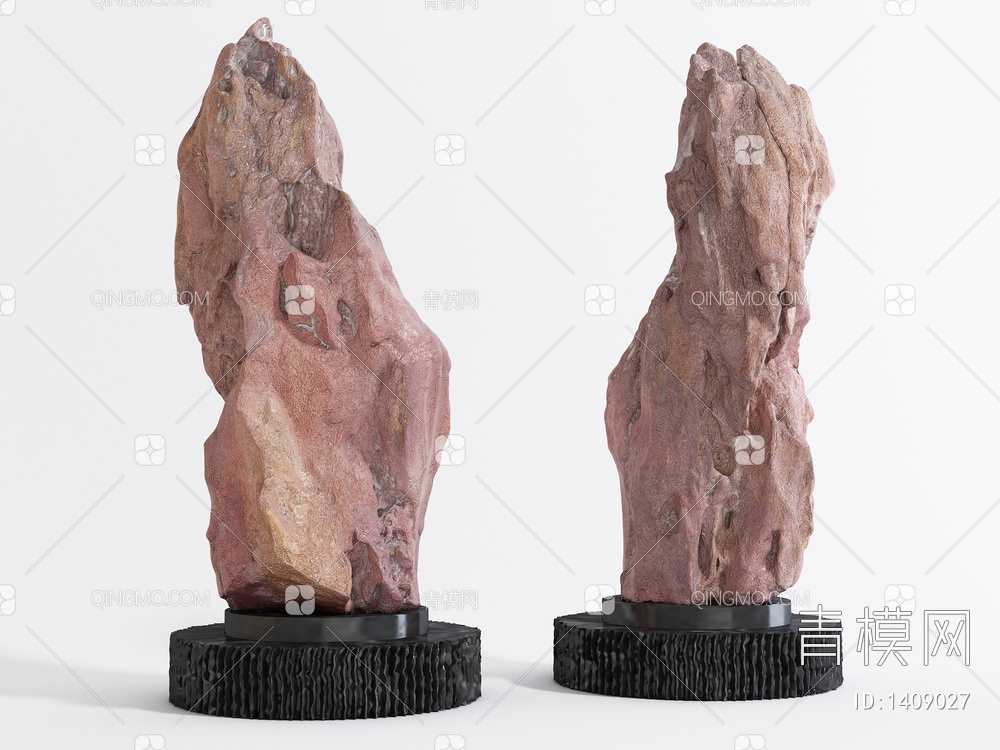 景观石3D模型下载【ID:1409027】