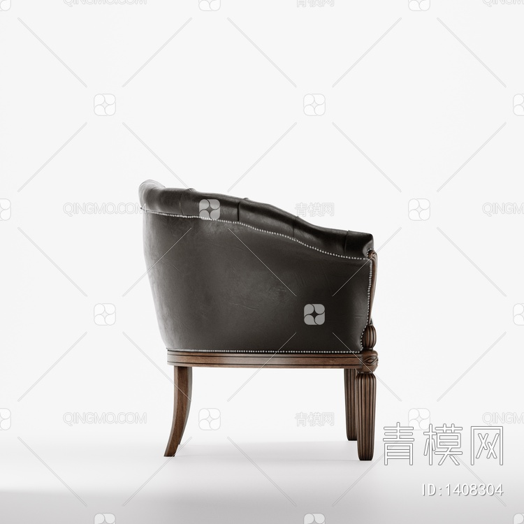 Augusto 双人皮革沙发3D模型下载【ID:1408304】