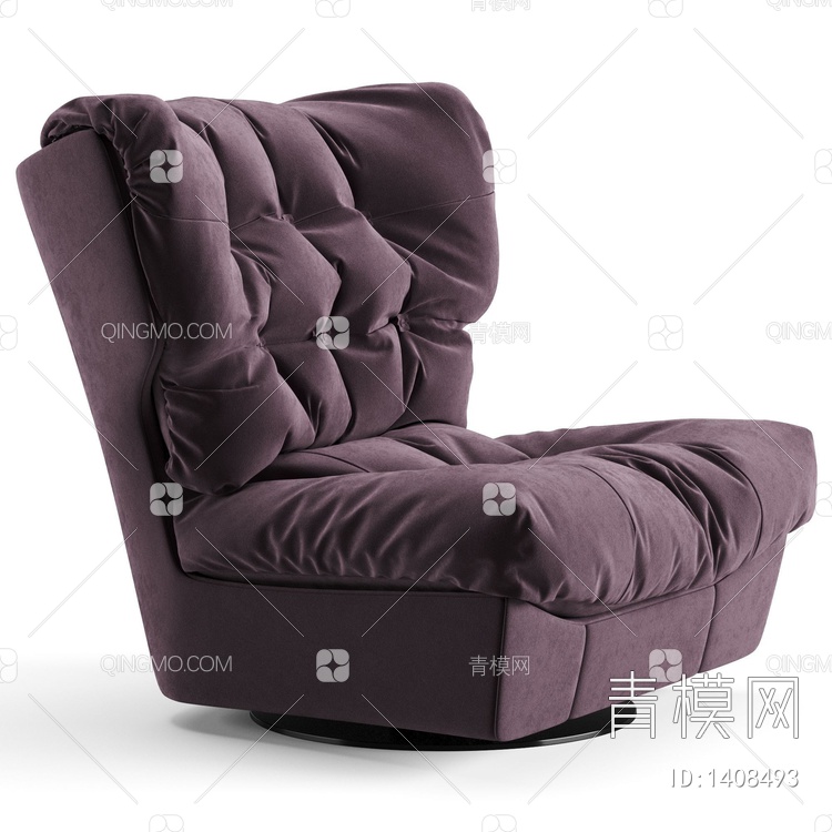 Baxter 单人沙发3D模型下载【ID:1408493】