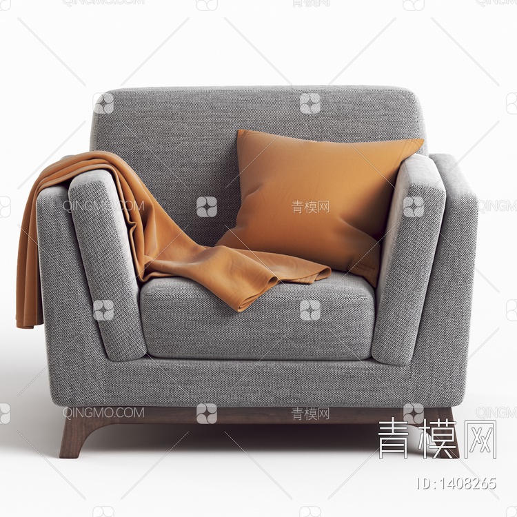 Gorsia 单人沙发3D模型下载【ID:1408265】