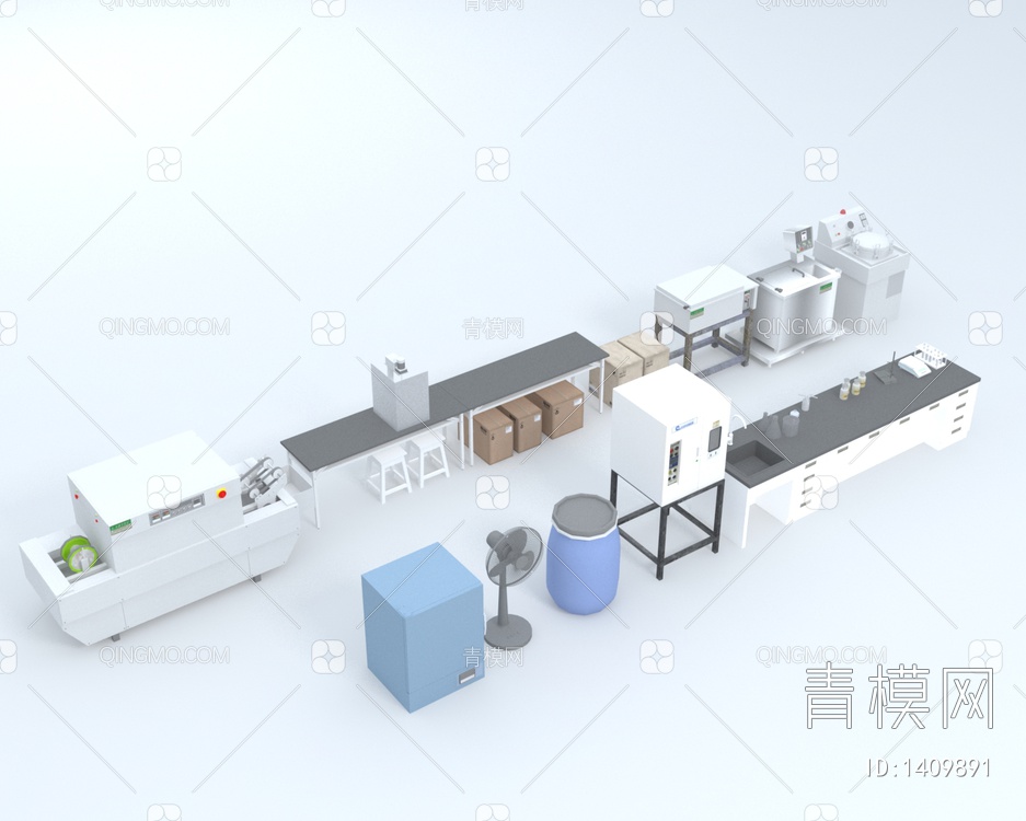 化学化工实验室设备3D模型下载【ID:1409891】