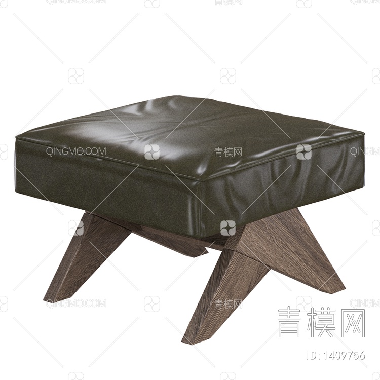 皮革矮凳3D模型下载【ID:1409756】