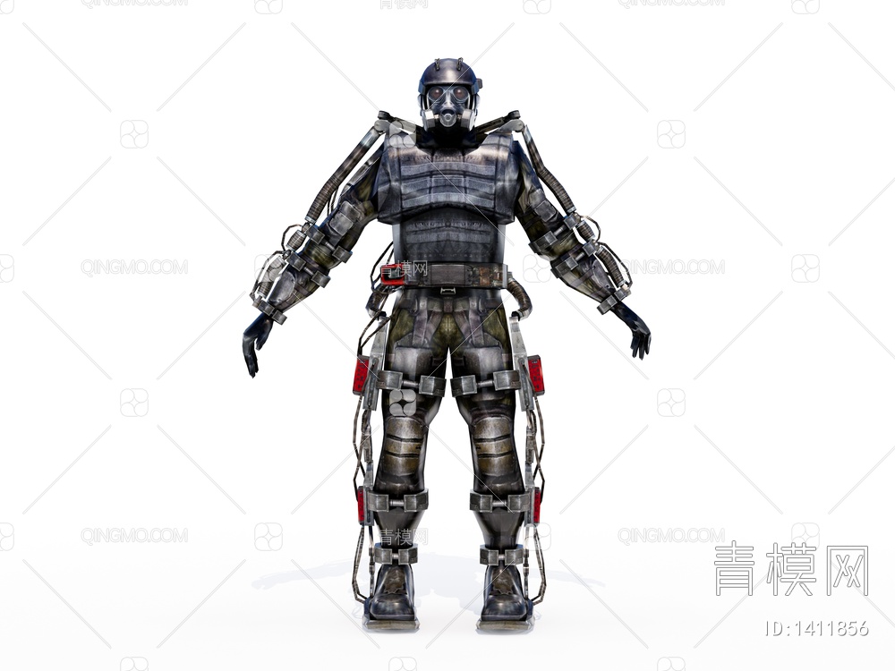 生化兵机器人SU模型下载【ID:1411856】