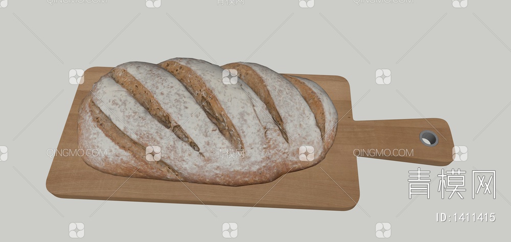 面包SU模型下载【ID:1411415】