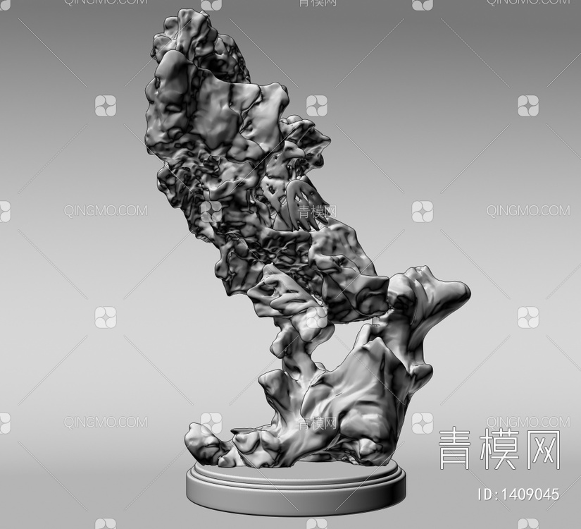 景观石3D模型下载【ID:1409045】