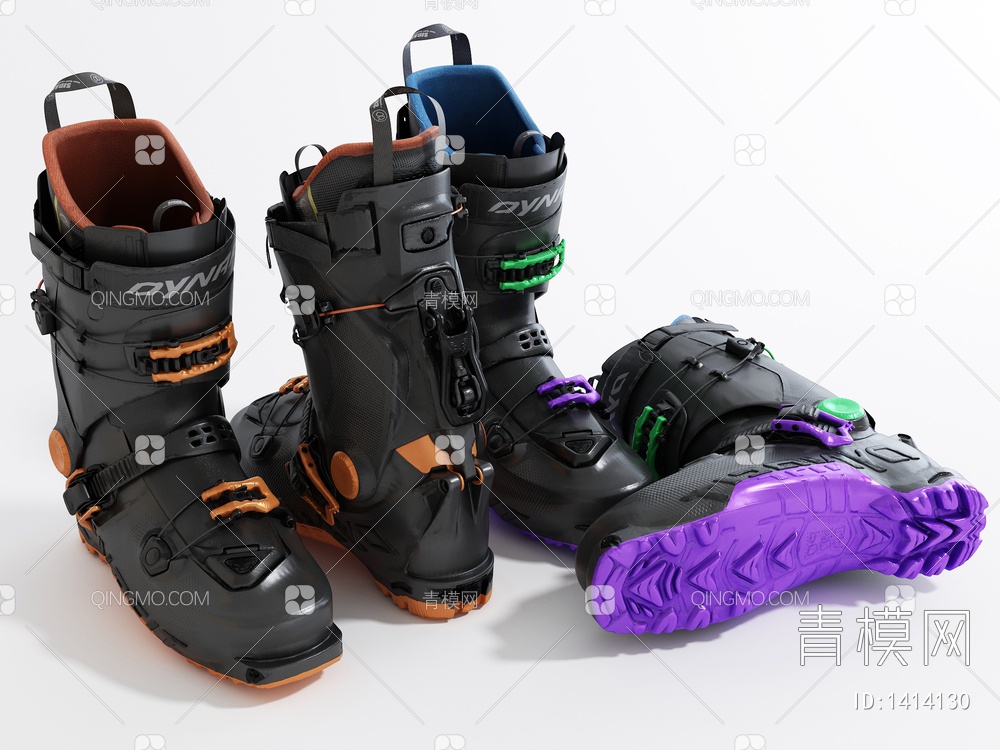 滑雪鞋3D模型下载【ID:1414130】