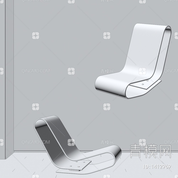 亚克力椅3D模型下载【ID:1412969】