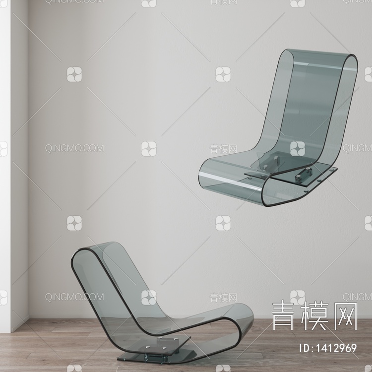 亚克力椅3D模型下载【ID:1412969】