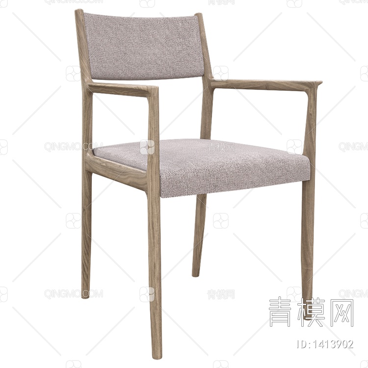 单椅 餐椅3D模型下载【ID:1413902】