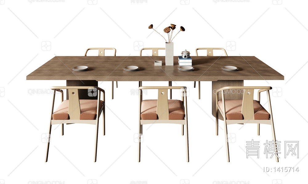 餐桌椅3D模型下载【ID:1415714】