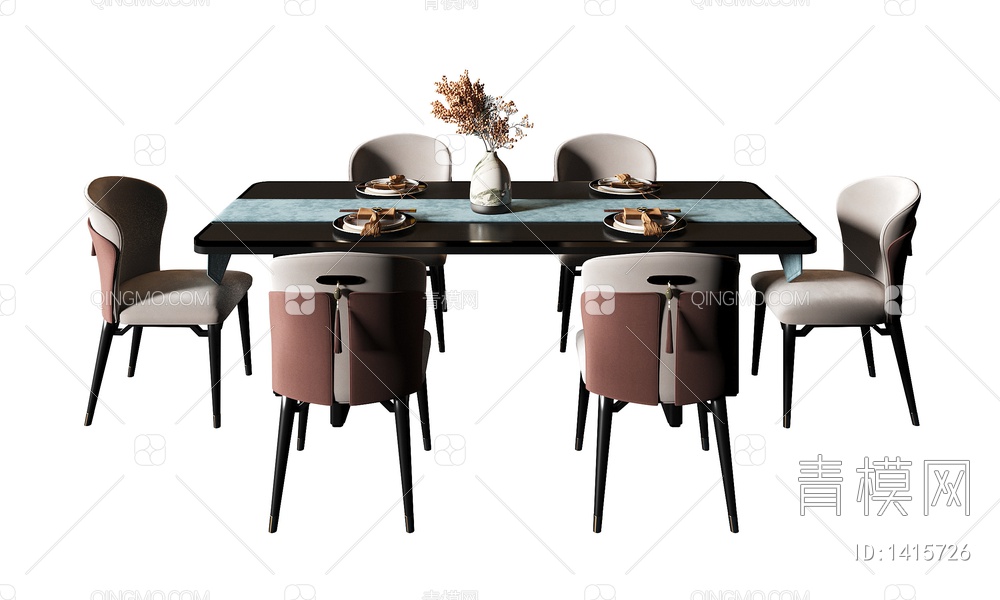 餐桌椅3D模型下载【ID:1415726】