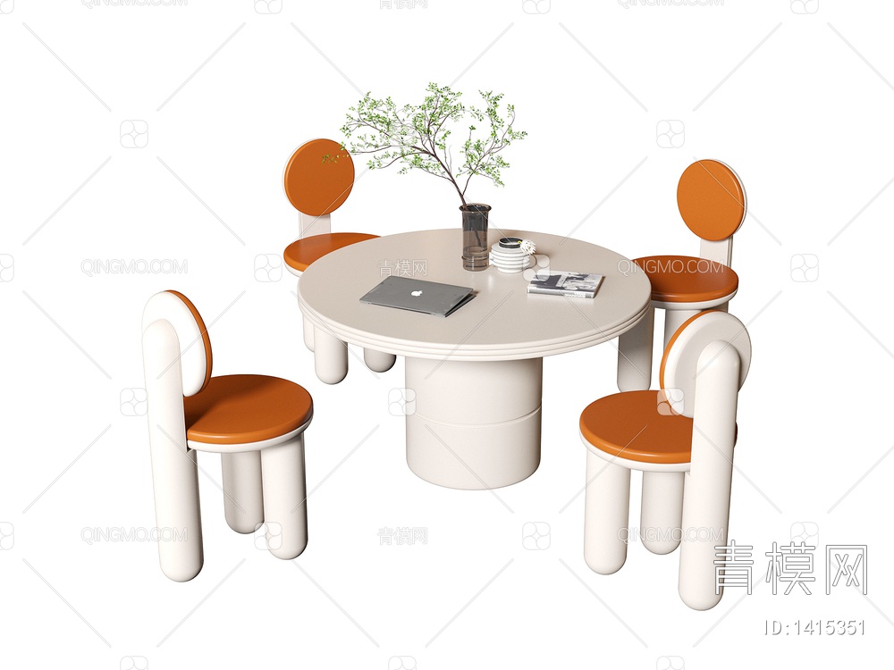 餐桌椅3D模型下载【ID:1415351】