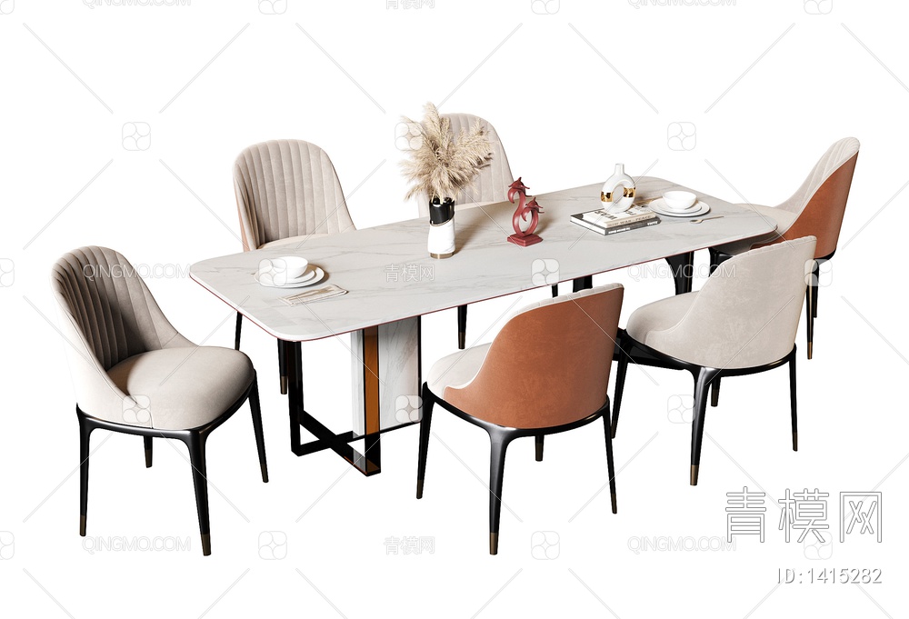 餐桌椅3D模型下载【ID:1415282】